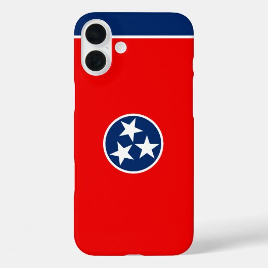 Dynamische Tennessee State Flag Graphic op a Case-Mate iPhone Case (Achterkant)