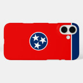 Dynamische Tennessee State Flag Graphic op a Case-Mate iPhone Case (Achterkant (horizontaal))