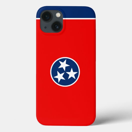 Dynamische Tennessee State Flag Graphic op a Case-Mate iPhone Case (Achterkant)