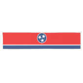 Dynamische Tennessee State Flag Graphic op a Korte Tafelloper (Horizontaal)