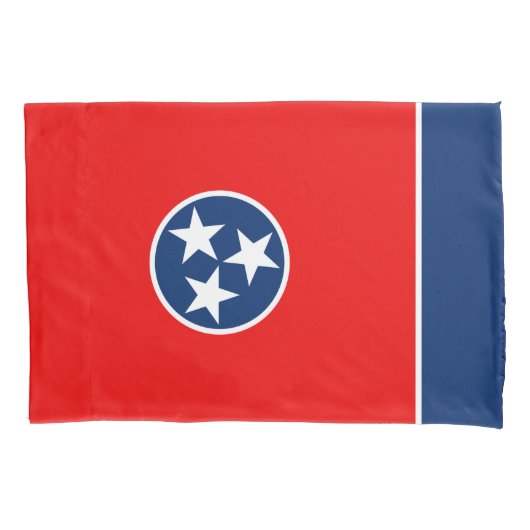 Dynamische Tennessee State Flag Graphic op a Kussensloop (Voorkant)