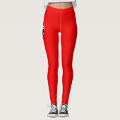 Dynamische Tennessee State Flag Graphic op a Leggings (Voorkant)