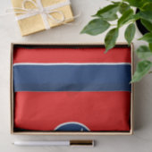 Dynamische Tennessee State Flag Graphic op a Tissuepapier (Geschenk)