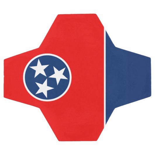 Dynamische Tennessee State Flag Graphic op a Voetbal (Enkel)