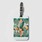 Dynamische Tropen-Woge Bagagelabel (Voorkant (verticaal))