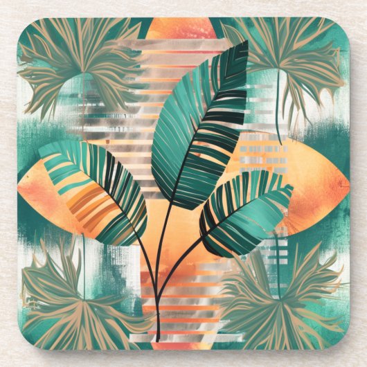 Dynamische Tropen-Woge Bier Onderzetter