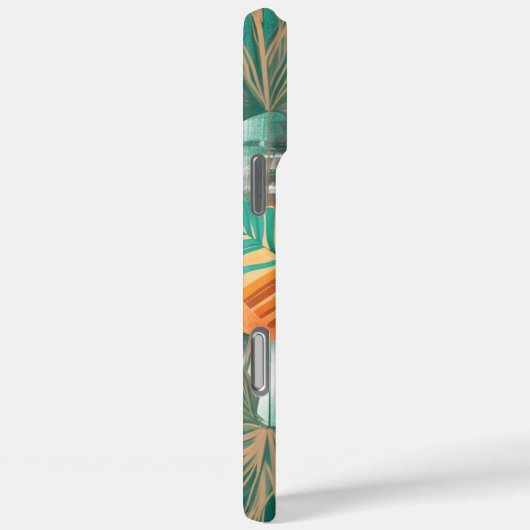 Dynamische Tropen-Woge Case-Mate iPhone Case (Achterkant / Rechts)