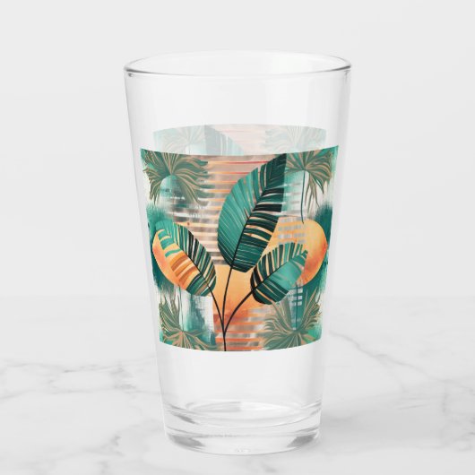 Dynamische Tropen-Woge Glas (Achterkant)