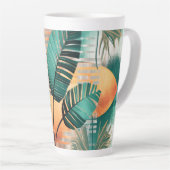 Dynamische Tropen-Woge Latte Mok (Rechterhoek)