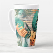 Dynamische Tropen-Woge Latte Mok (Linkerhoek)