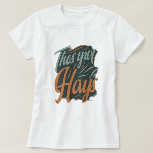 Dynamische Typografie T-shirts (Design voorkant)