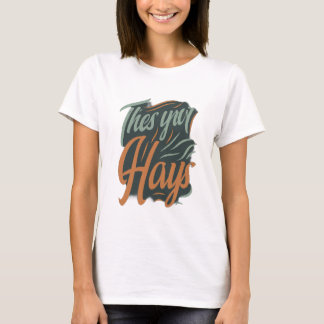 Dynamische Typografie T-shirts