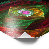 Dynamische verbindingen Abstracte Kunstfoto's afdr Foto Afdruk (Hoek)