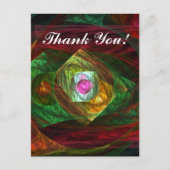 Dynamische verbindingen Dank u Briefkaart (Voorkant)