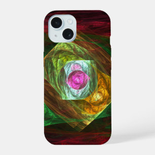 Dynamische Verbindingen Lichtgevende Abstracte Fra iPhone 15 Case