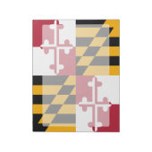 Dynamische vlag van de deelstaat Maryland Notitieblok (Linkerzijde)