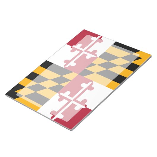 Dynamische vlag van de deelstaat Maryland Notitieblok (Schuin)