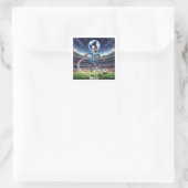 Dynamische Voetbal Legende Sticker (Tas)