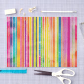 Dynamische Waterverf Stripes Tissuepapier (Craft)