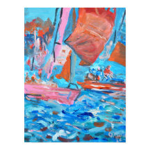 Dynamische Zeilregatta Expressionist