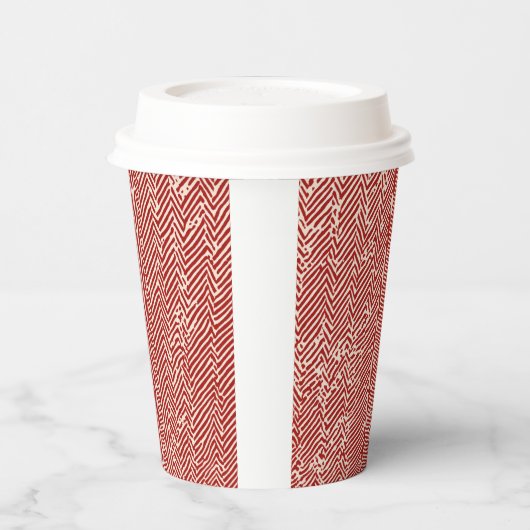 Dynamische Zigzag Paper Cup – Energie in elk slokj Papieren Bekers (Links)