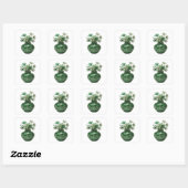 Dynamische Zilveren Abstract Sticker Kunst (Vel)