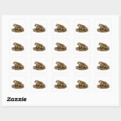 Dynamische zilveren ambacht sticker (Vel)