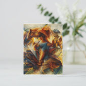 Dynamisme van een voetbalspeler van Umberto Boccio Briefkaart (Staand voorkant)