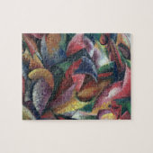 Dynamisme van het Lichaam, 1913 (olie op canvas) Legpuzzel (Horizontaal)