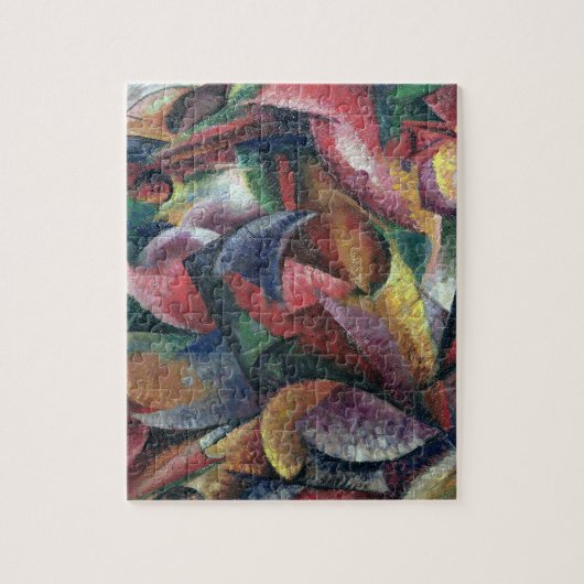 Dynamisme van het Lichaam, 1913 (olie op canvas) Legpuzzel (Verticaal)