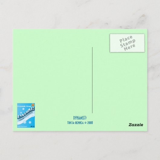 DYNAMIST BRIEFKAART (Achterkant)