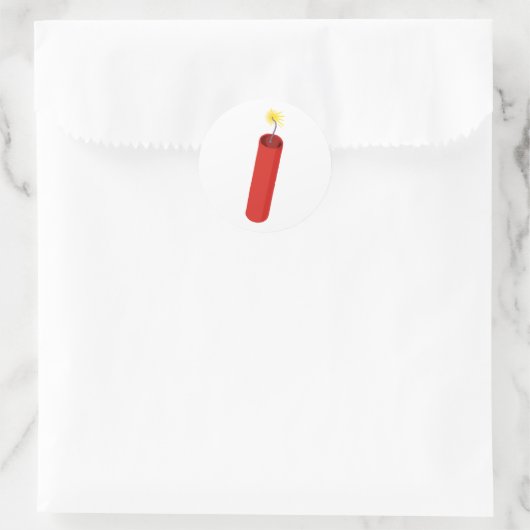 dynamit dynamite ronde sticker (Tas)