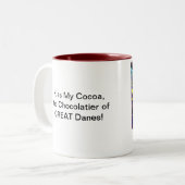 Dynamite Chocolate Danes Tweekleurige Koffiemok (Voorkant links)