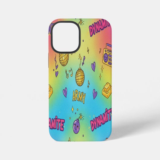 Dynamite Pop Art Rainbow Pattern iPhone Hoesje (Achterkant)