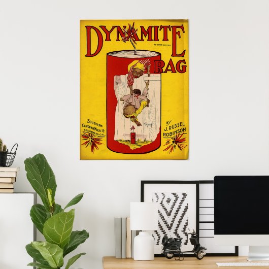Dynamite Rag Poster (Thuiskantoor)