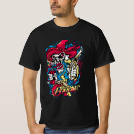 Dynamite Skeleton – pittig Halloween Outlaw Design T-shirt