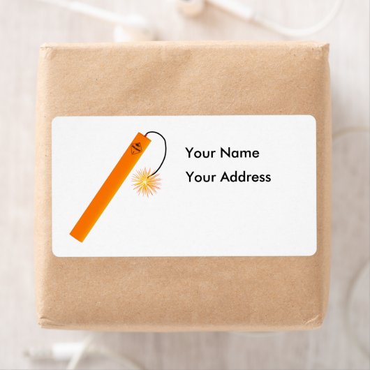 Dynamite Stick Etiket (Insitu)