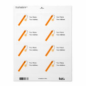 Dynamite Stick Etiket (Full Sheet)