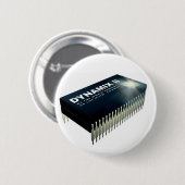 Dynamix II Chip Logo Pin Ronde Button 5,7 Cm (Voorkant /achterkant)
