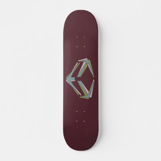 Dynamo Red Persoonlijk Skateboard (Voorkant)