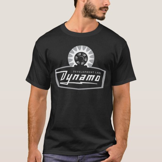 Dynamo Retro Black T-shirt (Voorkant)