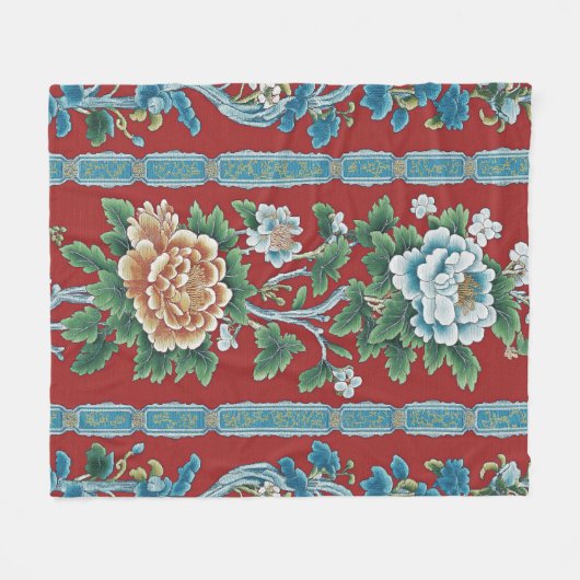 dynastieke tuin fleece deken (Voorkant (Horizontaal))