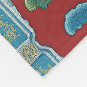 dynastieke tuin fleece deken (Hoek)