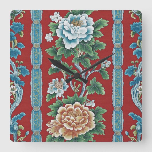 dynastieke tuin vierkante klok (Voorkant)