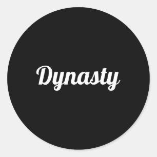 Dynasty cool sport basketbal football baseball h ronde sticker