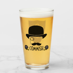 Dynasty Gents FF Commish Logo Pint Glass Glas