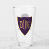 Dynasty Gents FF Commish Logo Pint Glass Glas (Voorkant)