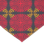 Dynasty Geometry: Rood Traditioneel Chinees Patroo Tafelkleed (Gekanteld)
