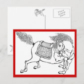 Dynasty Horse Briefkaart (Voorkant / Achterkant)