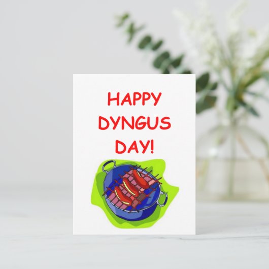 dyngus briefkaart (Staand voorkant)